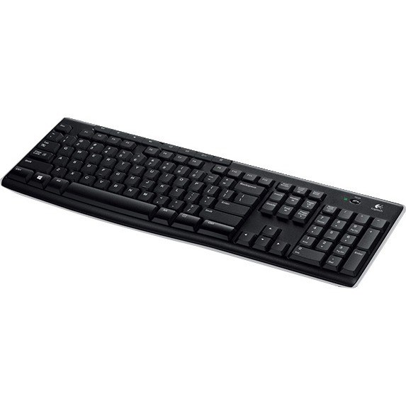 Logitech K270 Keyboard - Wireless Connectivity - USB 2.0 Interface - Czech - Black