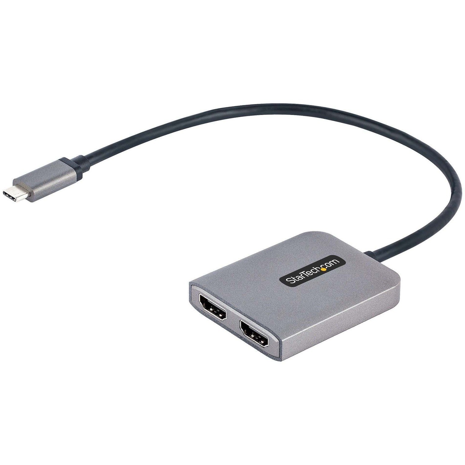 STARTECH.COM USB-C TO DUAL HDMI ADAPTER, USB TYPE-C MULTI-MONITOR MST HUB, DUAL 4K 60HZ HD