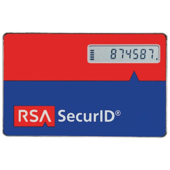 RSA SecurID SD200 Security Card
