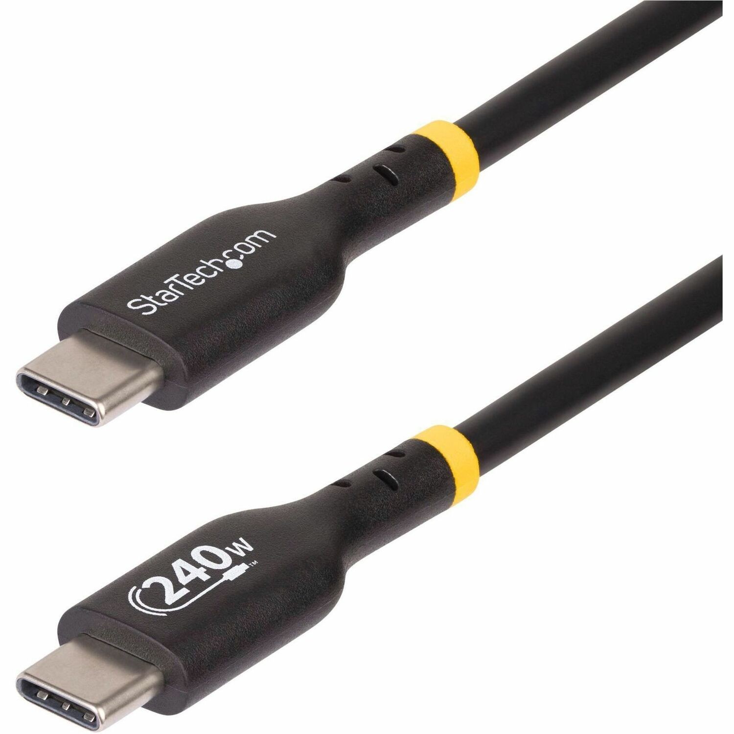 StarTech.com 3.3ft (1m) USB-C Charging Cable, Charge & Sync, 240W (5A) PD EPR, USB 2.0 Laptop Charger Cable, USB-IF Certified , TPE Jacket