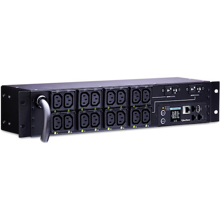 CyberPower PDU81007 200 - 240 VAC 30A Switched Metered-by-Outlet PDU