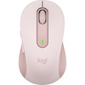 Logitech Signature M650 Mouse - Bluetooth - USB - Optical - 5 Button(s) - 5 Programmable Button(s) - Rose