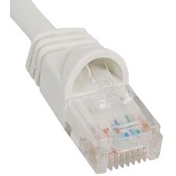 ICC Patch Cord, Cat 6 Molded Boot, White