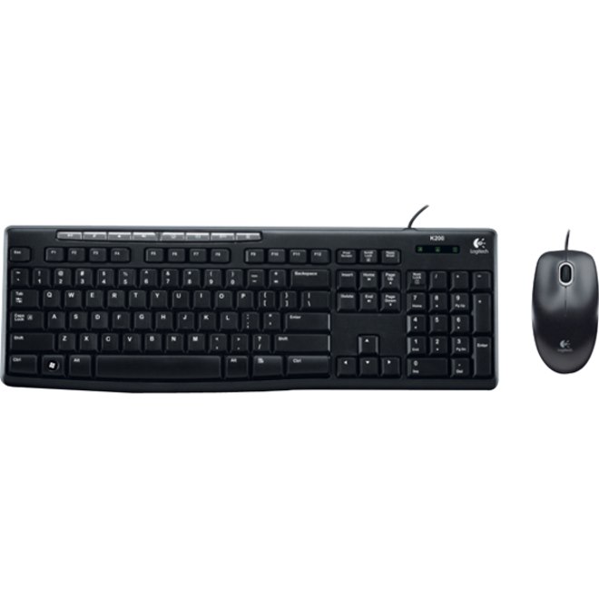 Logitech Media Combo MK200 Keyboard & Mouse - Retail