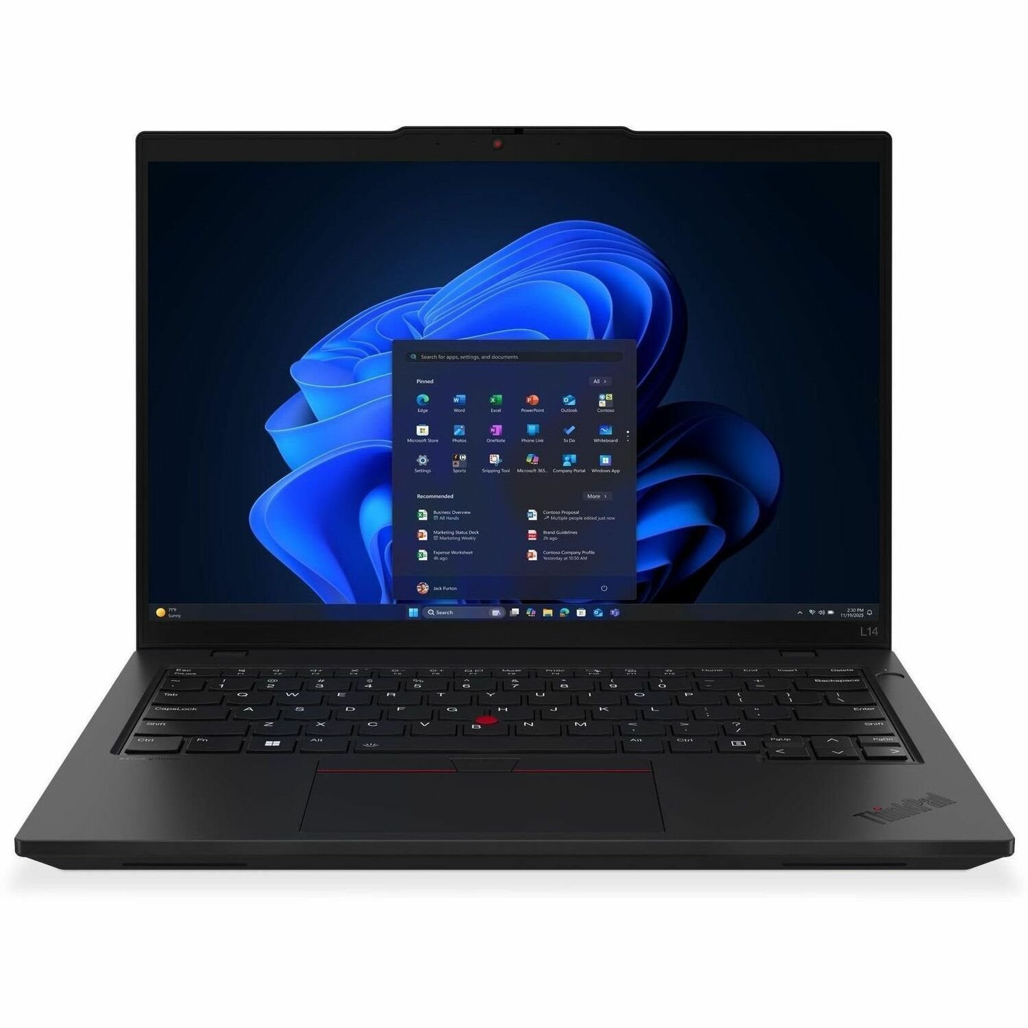 Lenovo ThinkPad L14 Gen 6 21S80000AU 14" Notebook - WUXGA - AMD Ryzen 5 PRO 215 - 16 GB - 512 GB SSD - English (US) Keyboard - Black