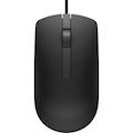 Dell MS116 Mouse - USB - Optical - 2 Button(s) - Black