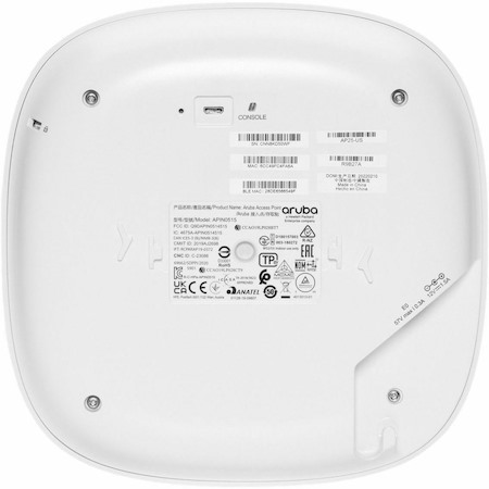 HPE Instant On AP25 Dual Band Wi-Fi 6 IEEE 802.11 a/b/g/n/ac/ax 5.18 Gbit/s Wireless Access Point - Indoor