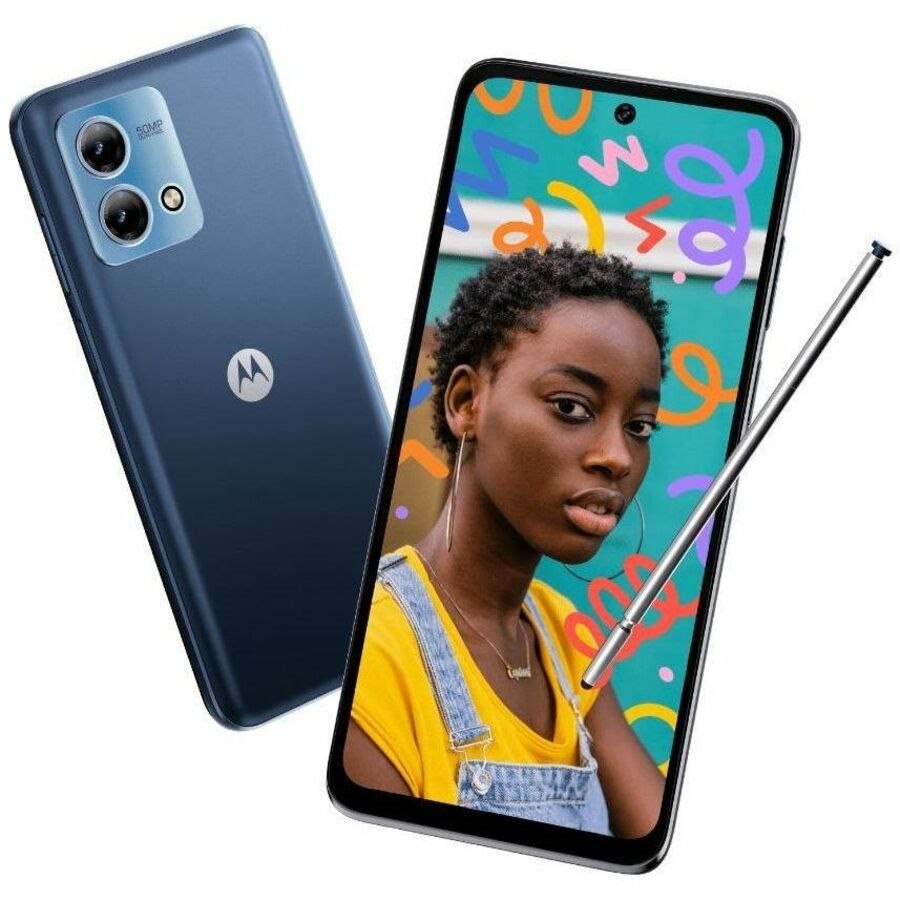 Motorola Mobility moto g stylus (2022) 128 GB Smartphone - 6.8" LCD Full HD Plus 1080 x 2460 - Octa-core (Cortex A75Dual-core (2 Core) 2 GHz + Cortex A55 Hexa-core (6 Core) 1.80 GHz - 6 GB RAM - Android 11 - 4G - Twilight Blue