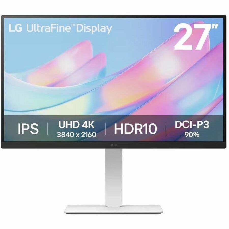 LG UltraFine 27US550-W 27" Class 4K UHD LCD Monitor - 16:9 - White