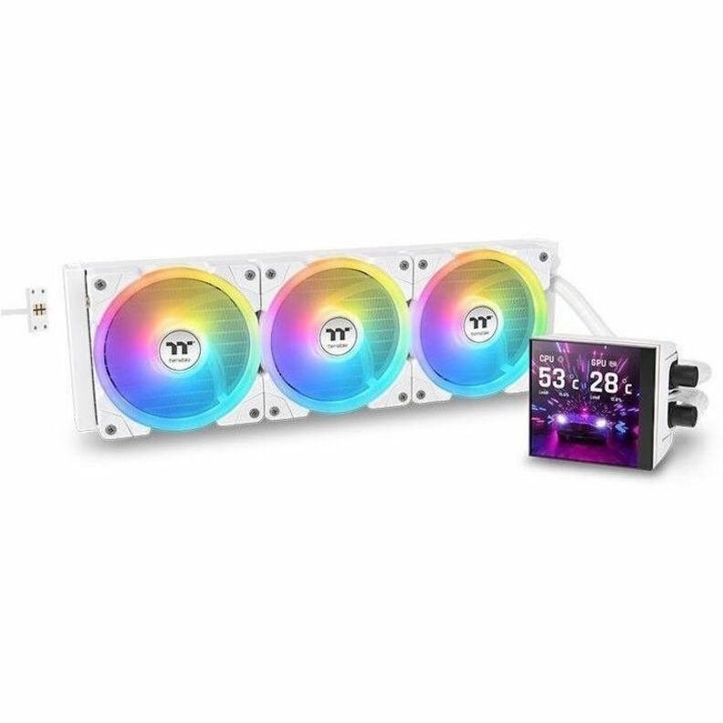 Thermaltake MAGFloe 420 Ultra ARGB Sync AIO Liquid Cooler - Snow Edition - 1 Pack