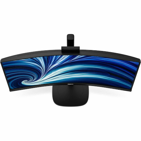 Philips B-Line 34B2U3600CH 34" Class Webcam UWQHD Curved Screen LED Monitor - 21:9 - Black