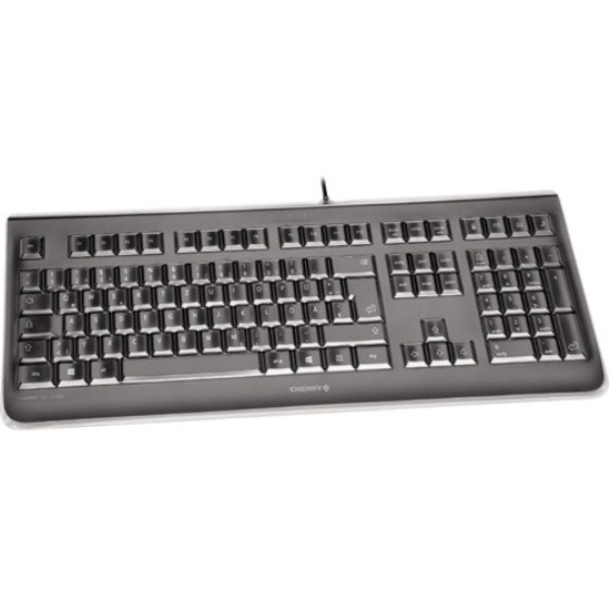 CHERRY KC 1068 Keyboard - Cable Connectivity - USB Interface - English (UK) - QWERTY Layout - Black