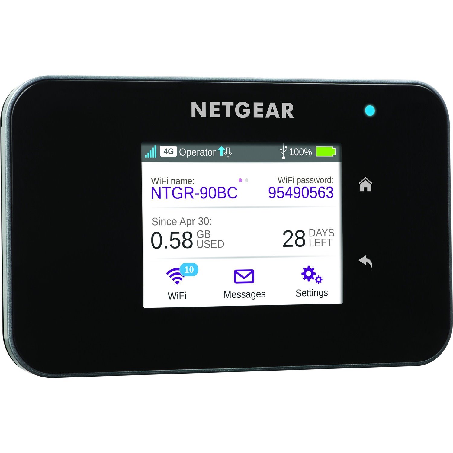 Netgear AirCard AC810S Wi-Fi 5 IEEE 802.11ac Cellular Modem/Wireless Router