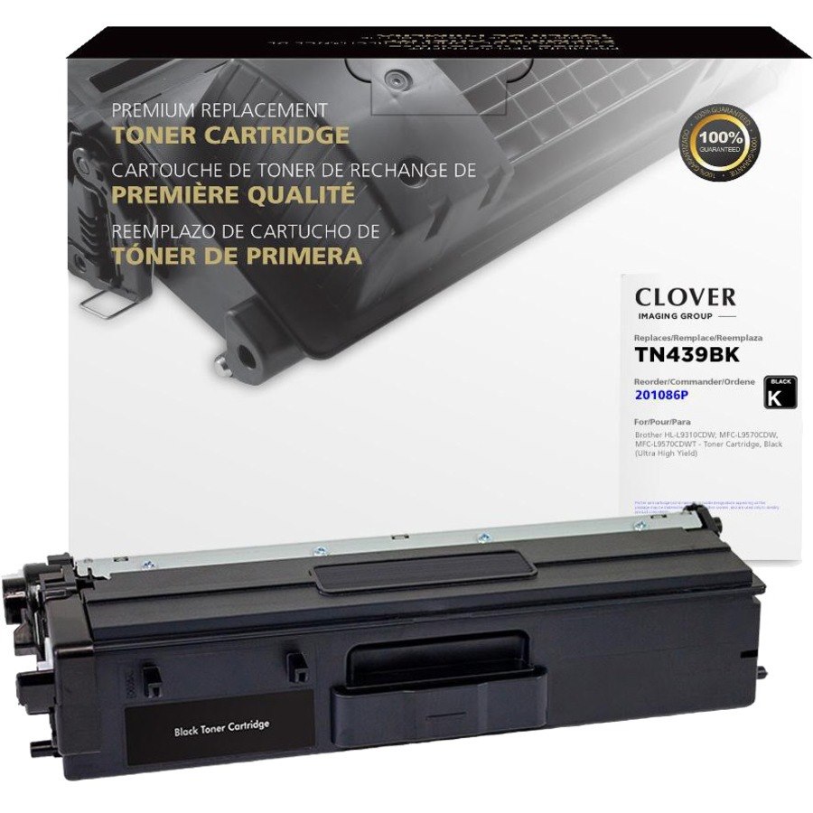 Clover Imaging Remanufactured Ultra High Yield Black Toner Cartridge for Brother TN439BK