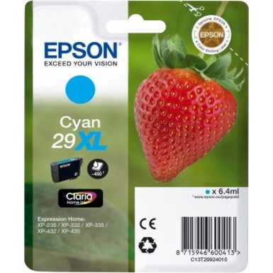 Epson Claria 29XL Original Inkjet Ink Cartridge - Cyan - 1 Pack