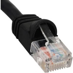 ICC Patch Cord, Cat 6 Molded Boot, Black