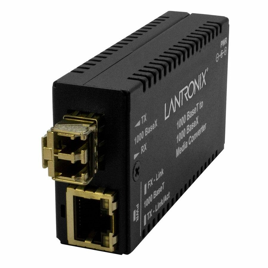Lantronix M/GE-T-SX-01(LC) Transceiver/Media Converter