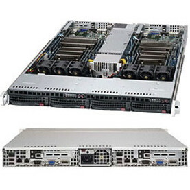 Supermicro SuperServer 6017TR-TF Server Barebone System - 1U Rack-mountable - Socket R LGA-2011 - 2 x Processor Support