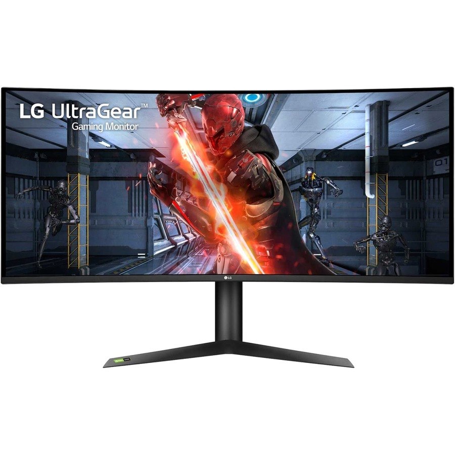 LG UltraGear 38GN95B-B 38" Class UW-QHD+ Curved Screen Gaming LCD Monitor - 21:9 - Black, White