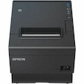 Epson OmniLink TM-T88VII Direct Thermal Printer - Monochrome - Receipt Print - Ethernet - USB - USB Host - With Cutter - Black - 19.69 in/s Mono - 180 dpi