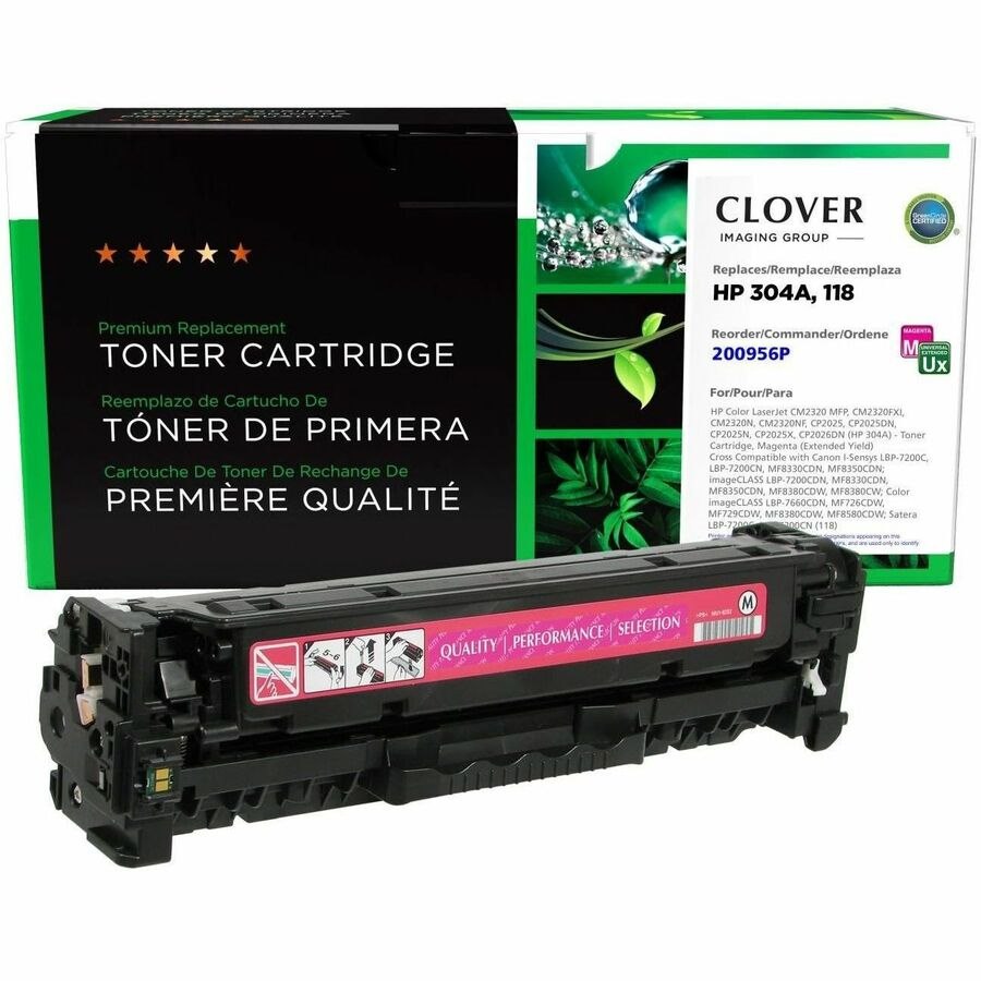 Clover Imaging Remanufactured Extended Yield Magenta Toner Cartridge for HP CC533A