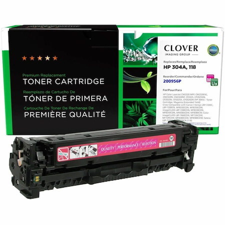 Clover Imaging Remanufactured Extended Yield Magenta Toner Cartridge for HP CC533A