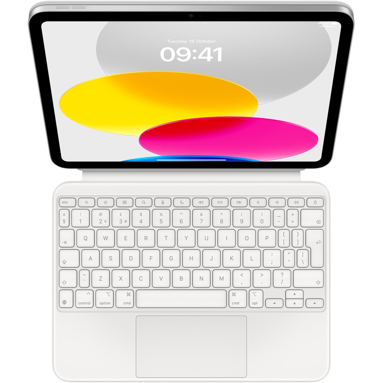 Apple Magic Keyboard/Cover Case (Folio) Apple iPad (10th Generation) Tablet - White