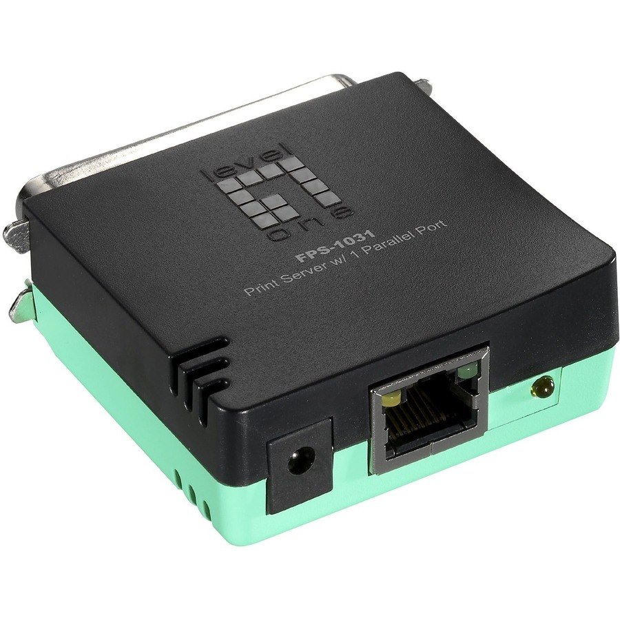 LevelOne FPS-1031 Mini Print Server with 1 Parallel Port