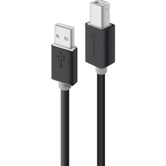 Alogic 2 m USB/USB-B Data Transfer Cable for Peripheral Device, Hard Drive, Printer, Scanner, Docking Station, Computer