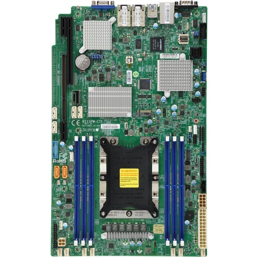 Supermicro X11SPW-CTF Server Motherboard - Intel C622 Chipset - Socket P LGA-3647 - Proprietary Form Factor