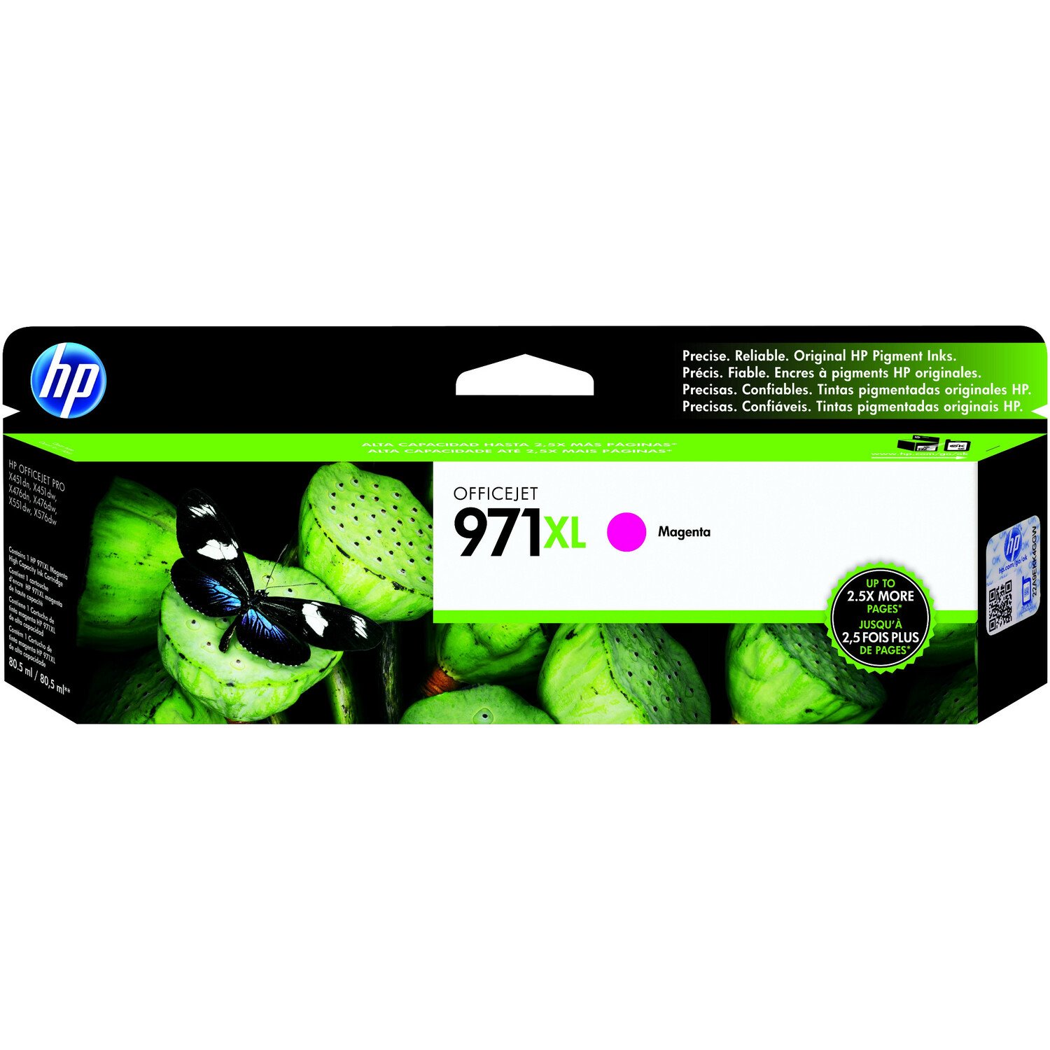 HP 971XL Original Inkjet Ink Cartridge - Magenta Pack