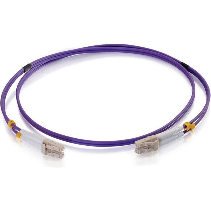 C2G 3M LC/LC Om4 LSZH Vezelpatch - Paars - 81751