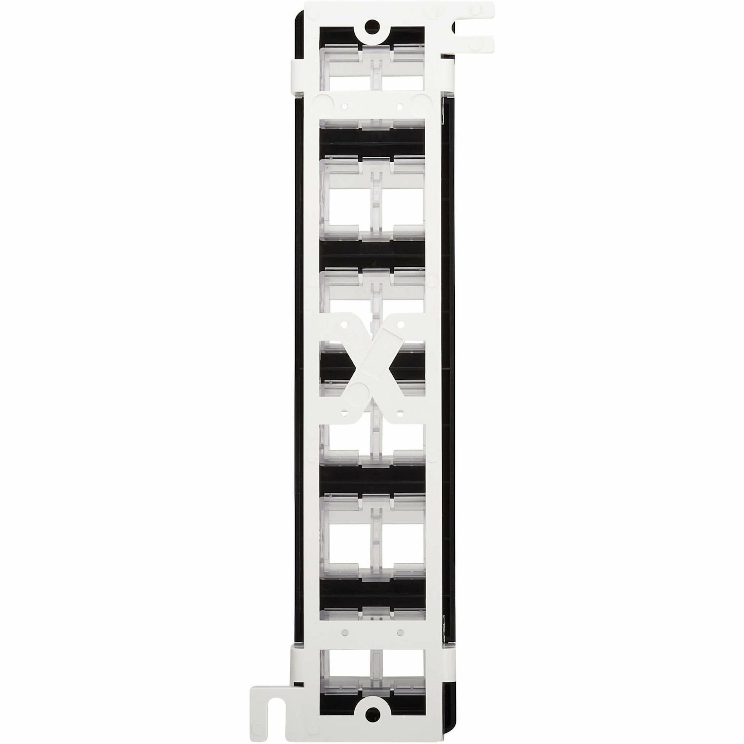 Eaton Tripp Lite Series 12-Port Wall-Mount Patch Panel for UTP Keystone Jacks, Rotatable Modules, TAA