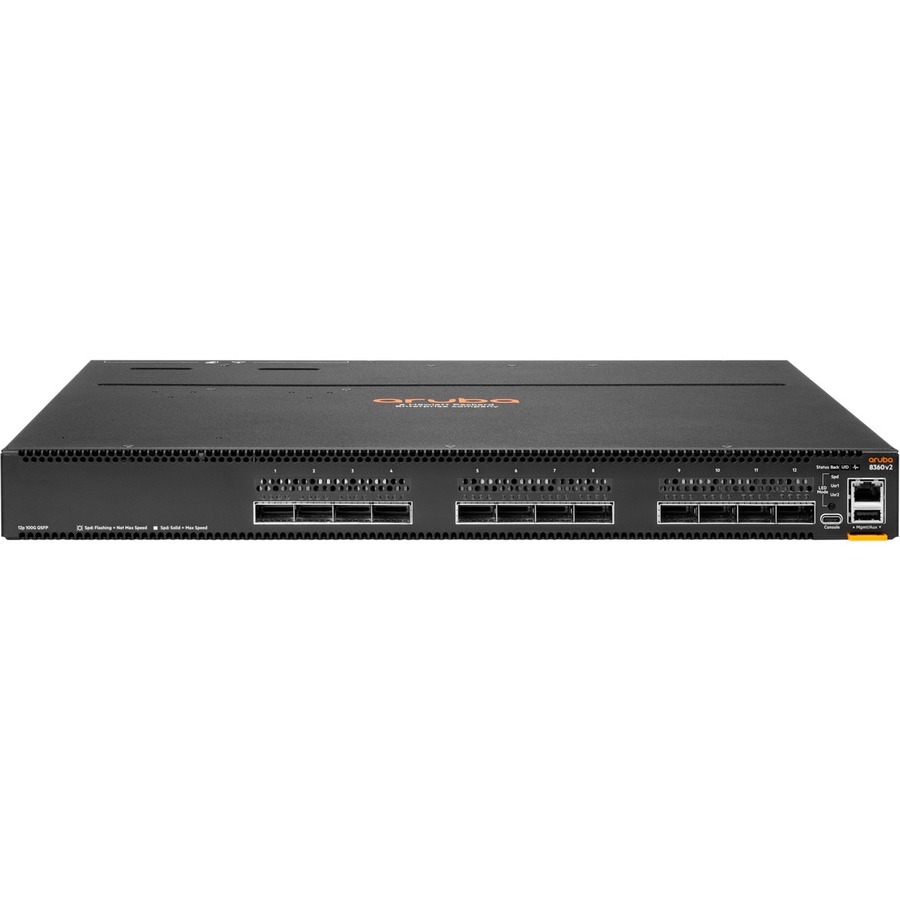 HPE CX 8360v2 8360-12C Beheer mogelijk Ethernetswitch - 100 Gigabit Ethernet - 100GBase-X - TAA Compliant