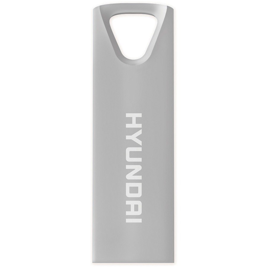 Hyundai Bravo Deluxe 16GB High Speed Fast USB 2.0 Flash Memory Drive Thumb Drive Metal, Silver