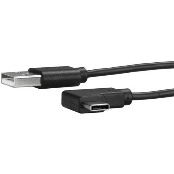 StarTech.com 1m 3ft USB to USB C Cable - Right Angle USB Cable - M/M - USB 2.0 Cable - USB Type C - USB A to USB C Cable