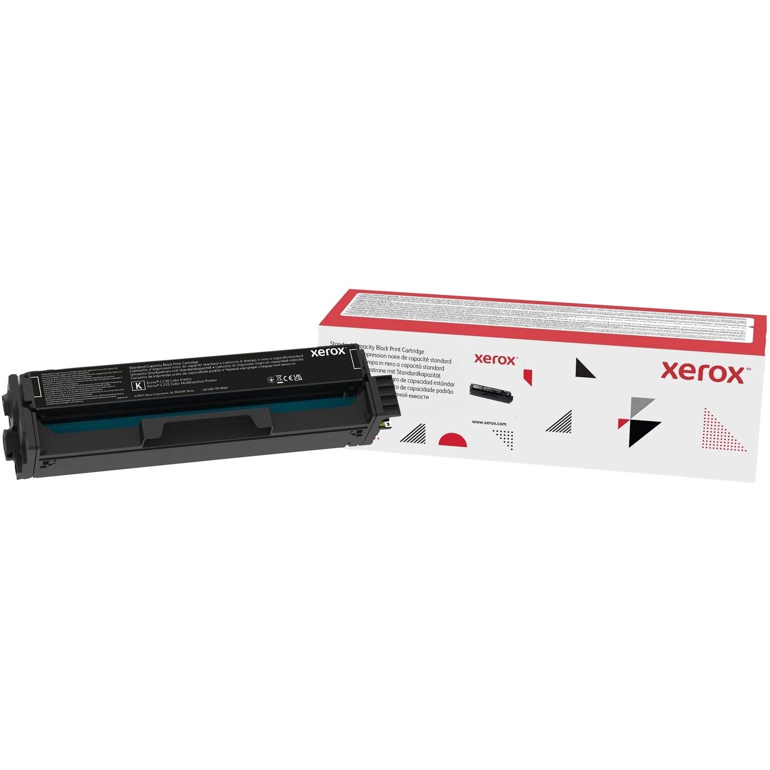 Xerox Genuine XeroxÂ&reg; C230 Color Printer&acirc;&euro;/&acirc;&euro;C235 Color Multifunction Printer Black Standard capacity Toner Cartridge (1500 Pages) - 006R04383