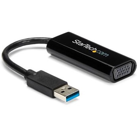 StarTech.com USB 3.0 to VGA Adapter, USB to VGA Monitor Converter for Windows, Slim (no support for macOS/ChromeOS/Linux) - TAA