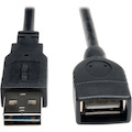 Eaton Tripp Lite Series Universal Reversible USB 2.0 Extension Cable (Reversible A to A M/F), 1 ft. (0.31 m)