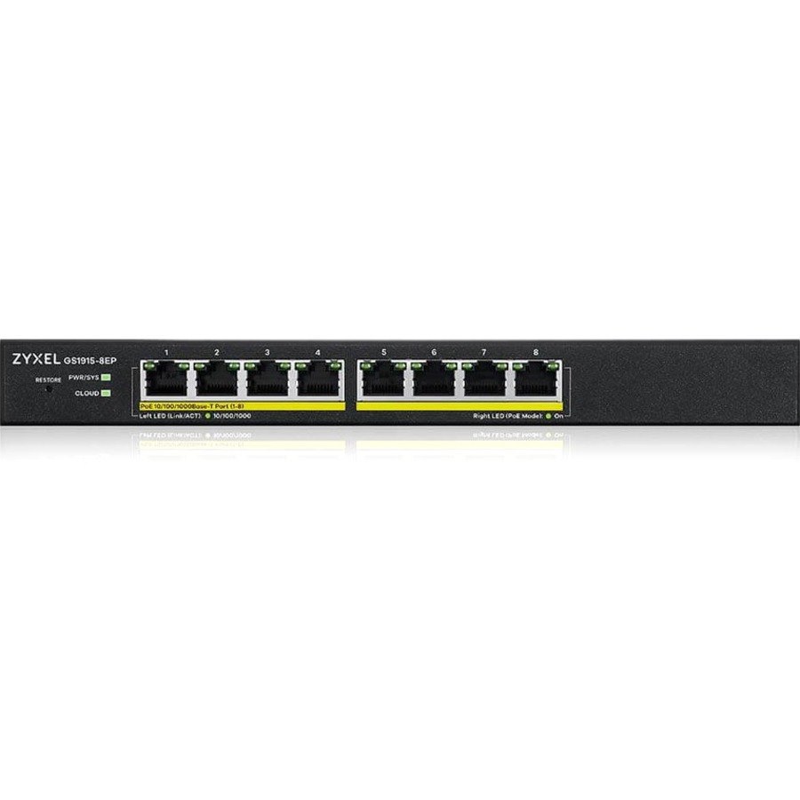 ZYXEL 8-port GbE Smart Managed PoE Switch