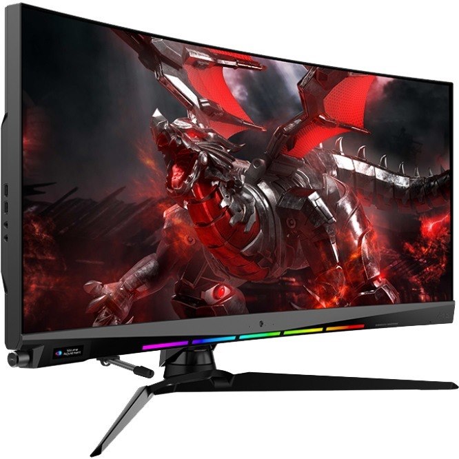 MSI MEG MEG381CQR Plus 38" Class UW-QHD+ Curved Screen Gaming LCD Monitor - 21:9 - Black