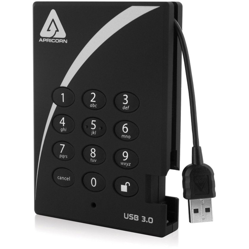 Apricorn Aegis Padlock A25-3PL256-1000 1 TB Hard Drive - External