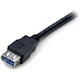 StarTech.com 6 ft Black SuperSpeed USB 3.0 (5Gbps) Extension Cable A to A - M/F