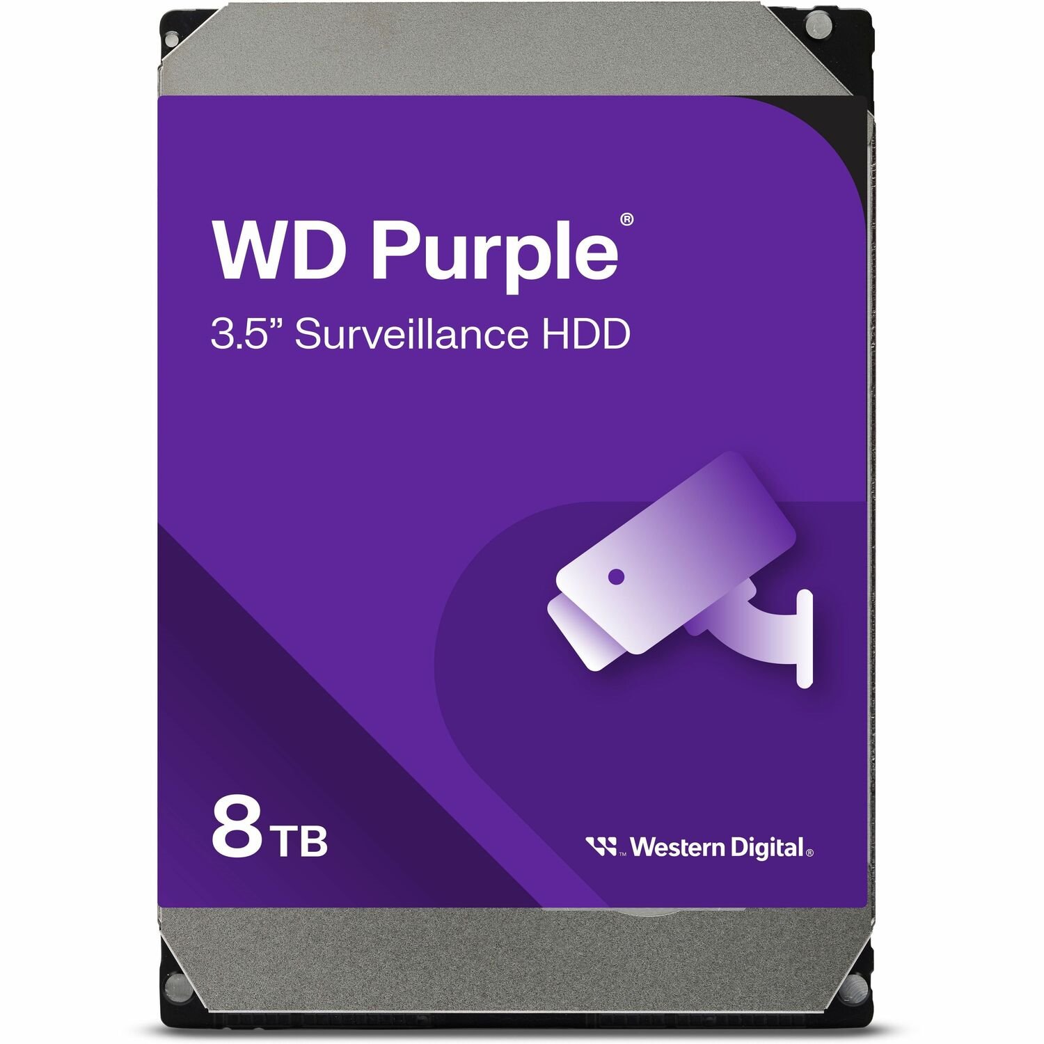 Western Digital WD Purple 8TB 3.5' Surveillance HDD 256MB Cache Sata 3-Year Limited Warranty