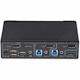 StarTech.com 2-Port DisplayPort KVM Switch, 4K 60Hz, DP 1.2, HDCP 1.4, EDID Management, 2-Port USB 3.0 Hub, TAA