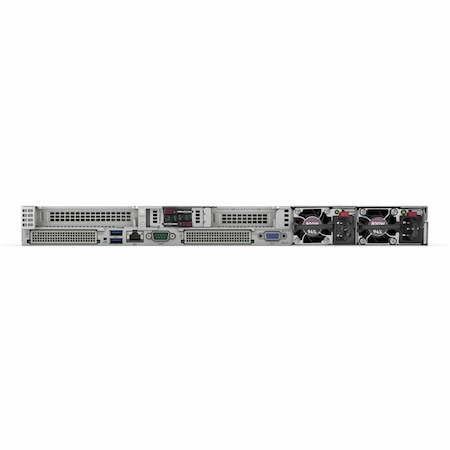HPE ProLiant DL360 Gen11 1U Rack Server - 1 x Intel Xeon Silver 4510 2.40 GHz - 64 GB RAM - 960 GB SSD - (2 x 480GB) SSD Configuration - Serial ATA/600, NVMe, 12Gb/s SAS Controller
