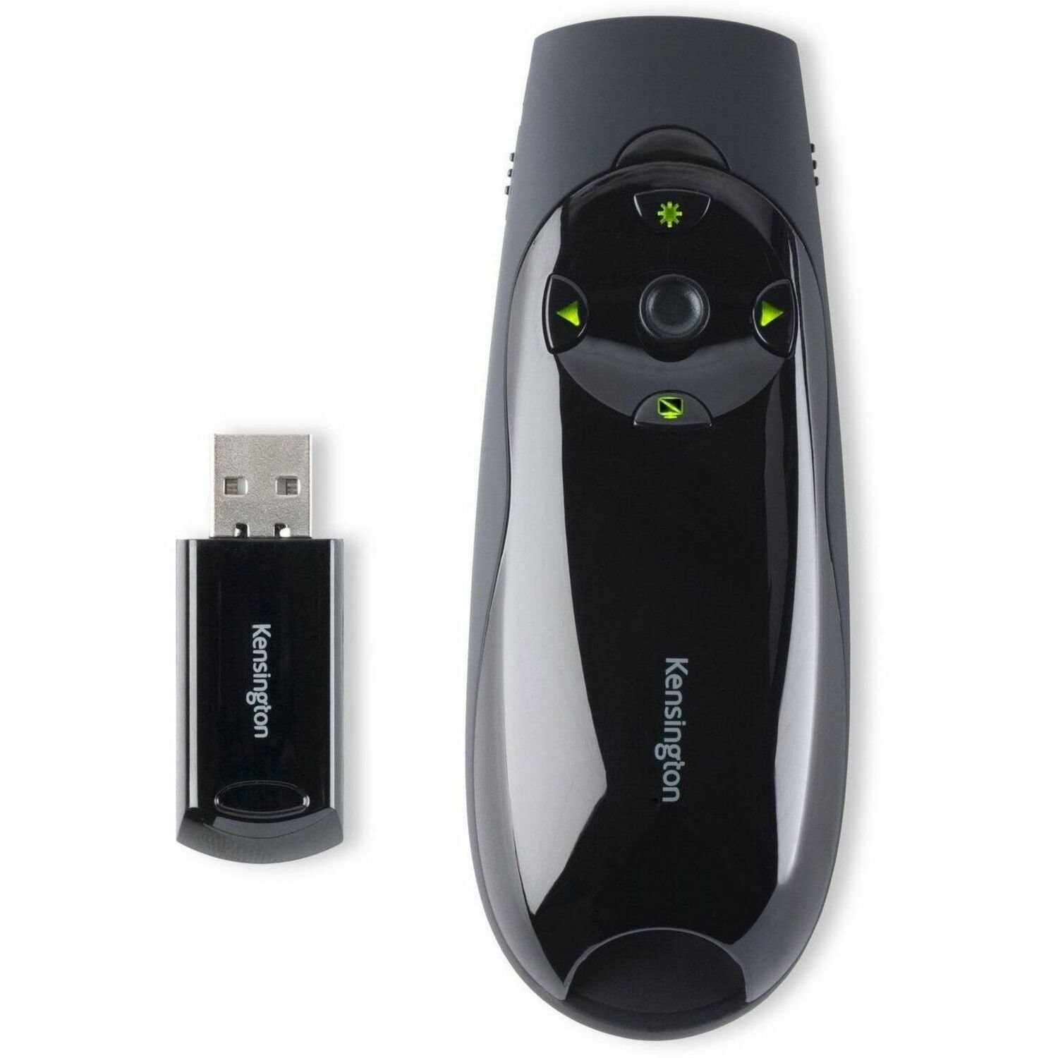 Kensington Presenter Expert Presentatiewijzer - RF - USB - Laser - 4 Taste(n) - Zwart