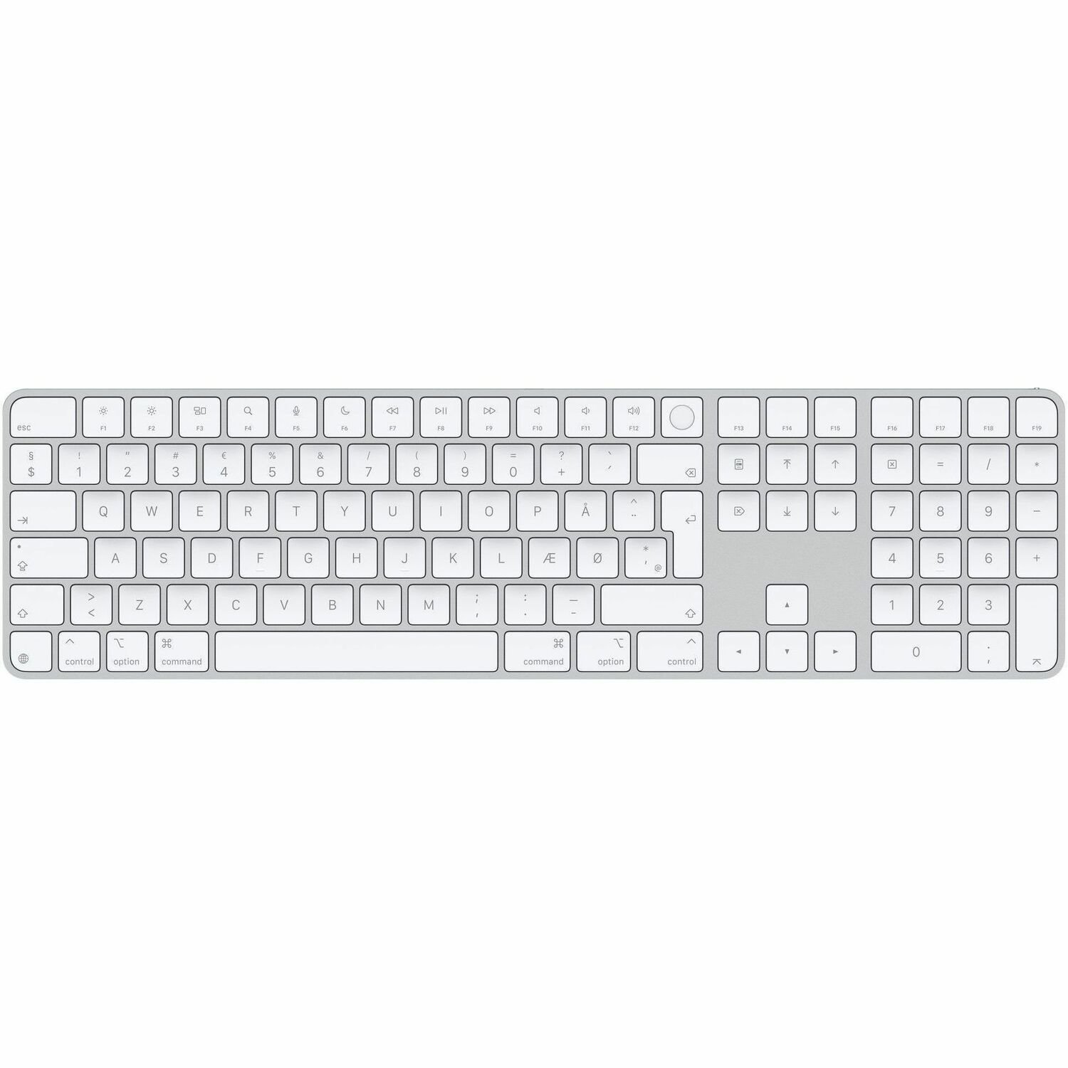 Apple Magic Keyboard - Wired/Wireless Connectivity - USB Type C Interface - Danish