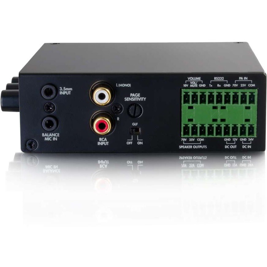 C2G 50 Watt Audio Amplifier - 25/70V - Plenum Rated
