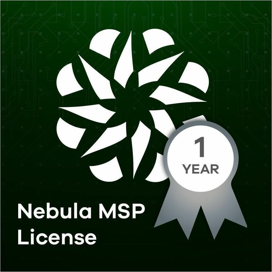 ZYXEL Nebula MSP Pack - Subscription License - 1 License - 1 Year